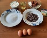 Foto del passaggio 1 della ricetta Muffin yogurt e cioccolato con cuore di Nutella