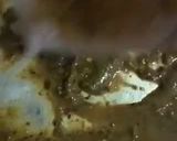 A picture of step 7 of Baked Tilapia Fish served with rocket leaves.