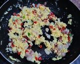 Foto langkah ke 5 dari resep Tumis Telor (rebon + kemangi).