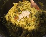 Une image de l'étape 3 de Gratin de spatzles au thon, poivrons rouges et emmental en panure épicée.