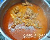 A picture of step 4 of Mutton Lababdar.