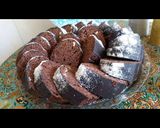 عکس مرحله 2 از دستور کیک شکلاتی گردویی