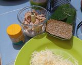 Foto langkah ke 1 dari resep Blueberry Tempe Steamed Muffins.