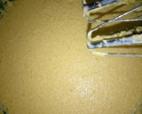 A picture of step 3 of Zebra cake.