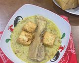 Foto langkah ke 5 dari resep Opor Ayam Kampung Tahu.
