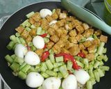 Foto langkah ke 3 dari resep Oseng Buncis Tempe Telur Puyuh.