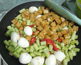 Foto langkah ke 3 dari resep Oseng Buncis Tempe Telur Puyuh.