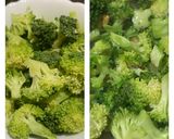 A picture of step 1 of Broccoli Fried Rice.