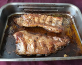 Foto del paso 6 de la receta: Costillas de cerdo adobadas, y lacadas al horno