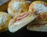 Foto del paso 4 de la receta: Bollitos de pizza rellenos 🍕(con levadura seca)