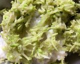 A picture of step 2 of Leftover rice and Lauki Raita.