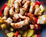 รูปขั้นตอนการทำที่ 6 ของ ไก่ผัดมันฝรั่ง