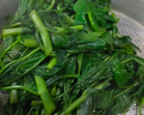 Foto langkah ke 1 dari resep Sambal Brambang Asem Kangkung ala Heni.