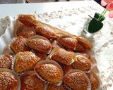 صورة لخطوة 3 من وصفة حلوة رائعة🤩 بالسميد معسلة🍯