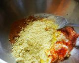 A picture of step 1 of Tandoori Egg.