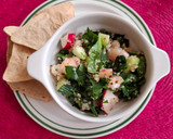 Foto del paso 3 de la receta: Ensalada de espinacas, quinoa y camarones