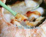 Foto langkah ke 5 dari resep Avocado,kelapa muda siram sauce caramel.