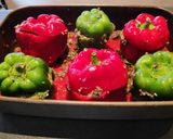 A picture of step 4 of Stuffed Peppers (Vegan/Vegetarian/Low Carb).
