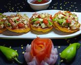 A picture of step 7 of Moong dal Pizza.