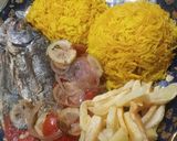 صورة لخطوة 3 من وصفة سمك بونيطو مشوي مع الأرز
