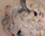 Foto del paso 3 de la receta: Mi merienda de yogur, muesli y arándanos