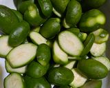 Gambar langkah 1 resipi Buah amra asam boi cili padi.