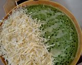 Foto langkah ke 5 dari resep Martabak Pandan - Keju Susu.