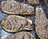 Foto del paso 4 de la receta: Berenjenas rellenas de carne picada
