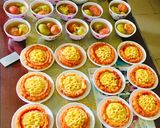 Hình bước làm 6 của món Xôi gấc đậu xanh