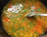A picture of step 3 of Rui Fish with Vegetables gravy.