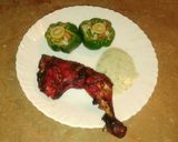 A picture of step 10 of Red Tandoori Chicken.