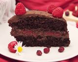 Foto do passo 5 de Bolo de chocolate com cobertura de chocolate negro de arandos e sementes de sésamo