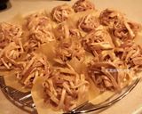 A picture of step 9 of Chewy Taro Shredded Cake.