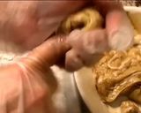A picture of step 1 of Tahini taffy حلاوه خضر الياس.