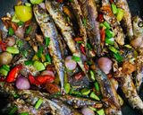Foto langkah ke 7 dari resep Oseng Pindang Bawang Pete.