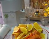 A picture of step 1 of Fresh Juice Alternative to Store-Bought Sunquick.