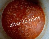 A picture of step 5 of Jollof Spaghetti.