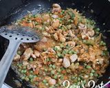 A picture of step 3 of Rice Vermicelli with Chicken.