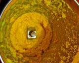 A picture of step 1 of Green garlic sabzi.