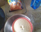 A picture of step 5 of Suji Upma with veggies.