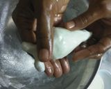 A picture of step 6 of Yomari traditional nepalese recipe.