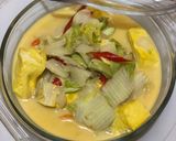 Foto langkah ke 2 dari resep Lodeh tumis sawi putih tahu.