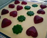 Foto del paso 7 de la receta: Flan tres leches y arequipe con corazones de frambuesa💕