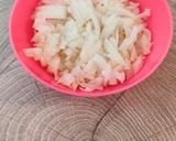 Zöldséges-csirkés tészta recept fázis 3 fotója