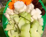 Hình bước làm 2 của món Bánh trôi nước nhân thịt