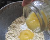 A picture of step 1 of Besan Balls.