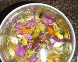 A picture of step 2 of Rose Thandai.