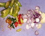 Foto langkah ke 2 dari resep Tumis Terong Ungu Jamur Kancing.