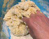 A picture of step 1 of Red lentil chicken curry with aubergine and home-made naan bread for Jamo.