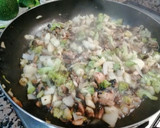 Foto del paso 4 de la receta: Calabacín relleno de verduras con pavo